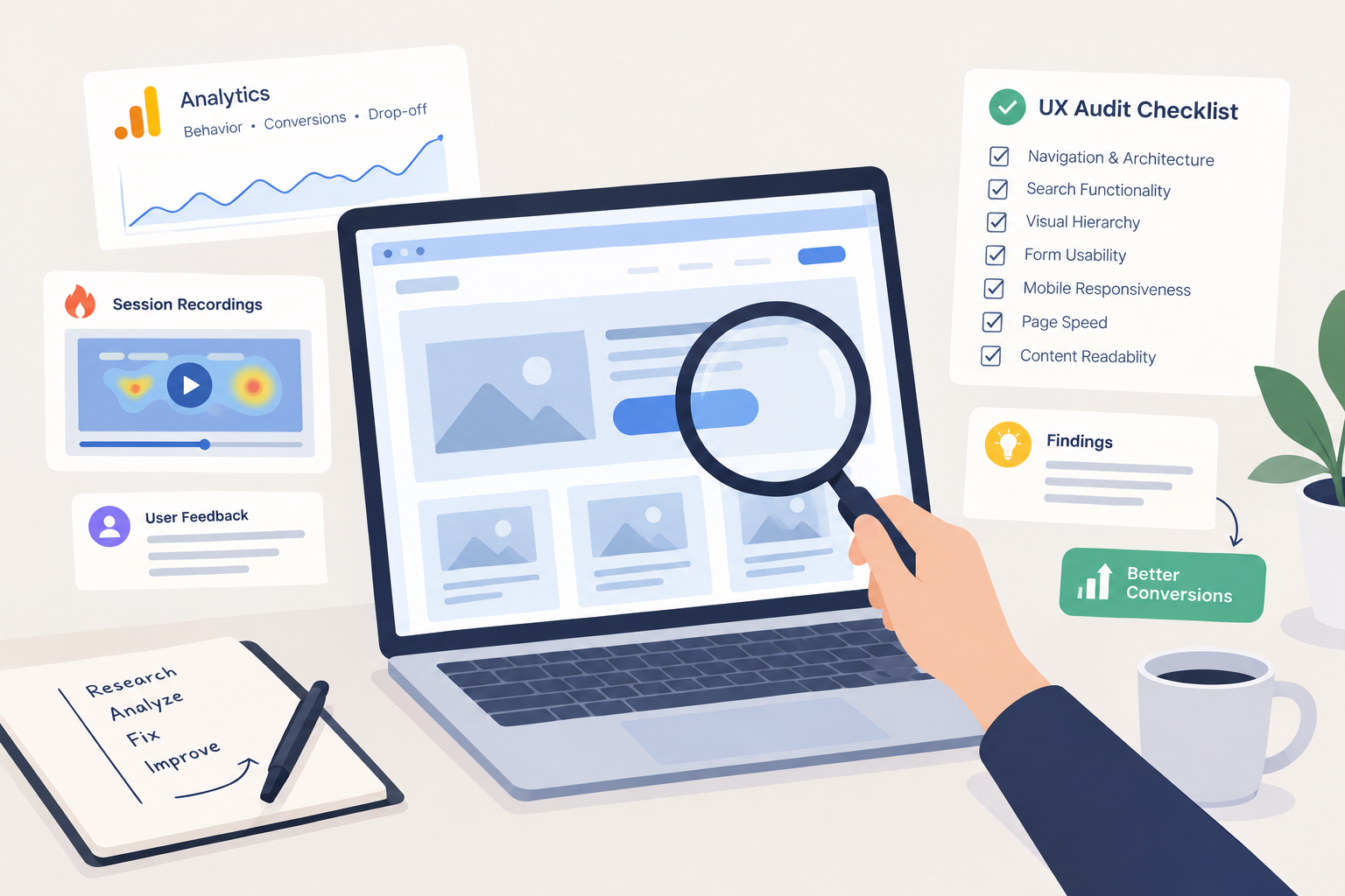How to Conduct a UX Audit for Websites: A Step-by-Step Guide